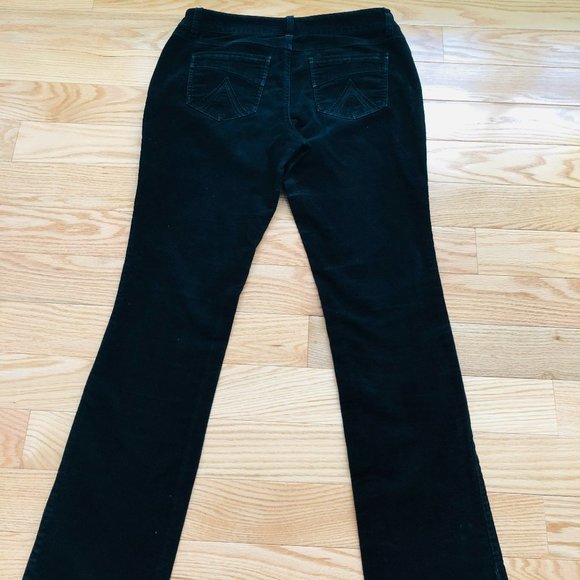 dELiA*s Bailey Women’s Black Corduroy Pants Size 8/10R - Picture 2 of 6